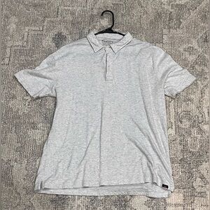 Men’s Faherty Cloud Cotton Shirt Gray Size L